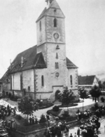 Die PETER- UND PAULSKIRCHE damals